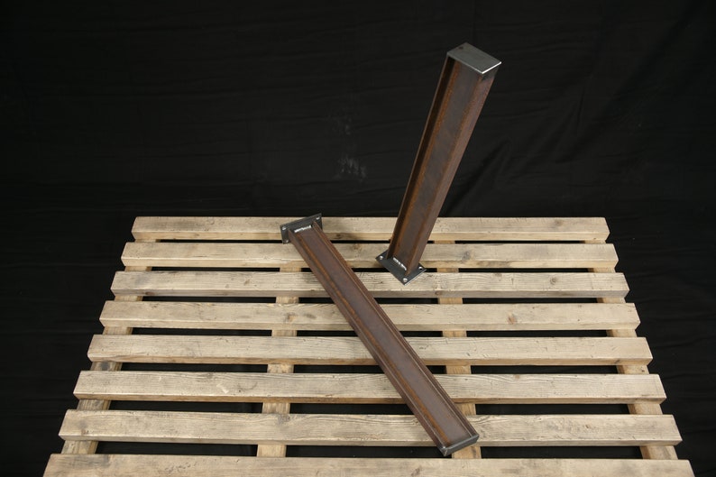 Metal Legs Set of 4. Steel Table Legs. Metal Desk Legs Iron Etsy