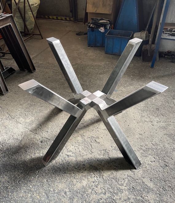 Modern Metal Table Base for Square or Round Table Top Metal