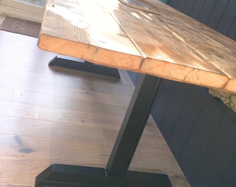 Gambe per tavolo in metallo I-Beam, gambe per tavolo country, gambe per tavolo da pranzo in metallo, gambe per scrivania in acciaio I-Beam, SET da 2