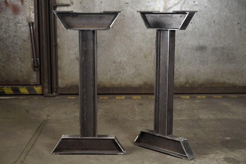 Metal Table Legs Bar Height Table Legs Steel Table Legs Etsy