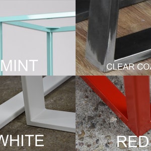 Metal Table Legs, Trapezoid Steel Table Legs, Kitchen Table Legs, Powder Coated Legs, SET of 2, IN STOCK imagem 10