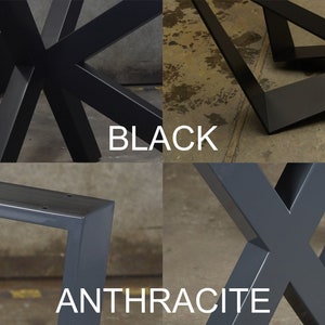 Metal Table Legs, Trapezoid Steel Table Legs, Kitchen Table Legs, Powder Coated Legs, SET of 2, IN STOCK imagem 9