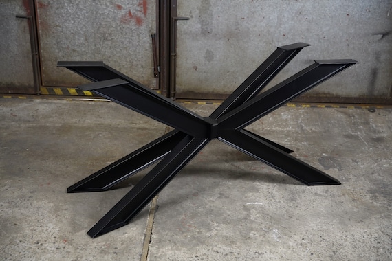 Patas de mesa industriales, marco de mesa de comedor de acero