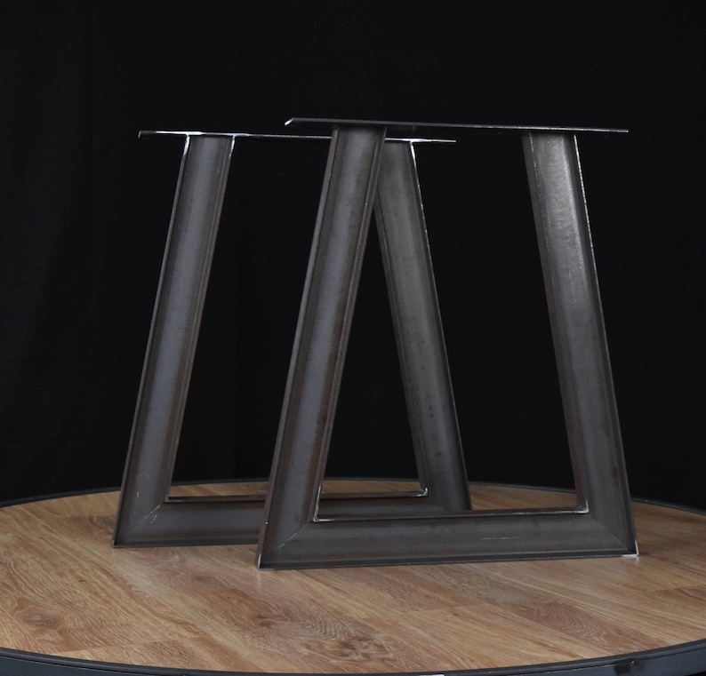 Metal Coffee Table Legs Trapezoid Coffee Table Legs Steel Etsy