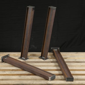 Metal Legs Set of 4. Steel Table Legs. Metal Desk Legs, Iron Table Legs