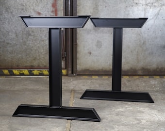 Metal table legs, Industrial Table Legs, Metal Dining Table Legs, Steel Table Legs, Desk legs ,  SET of 2