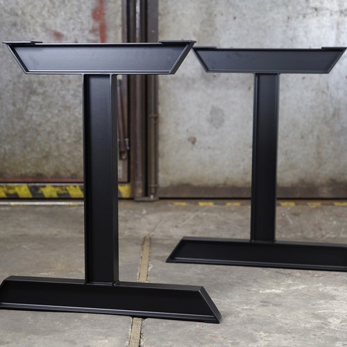 Metal Table Legs set of 2 C Channel C4x5.4 Etsy