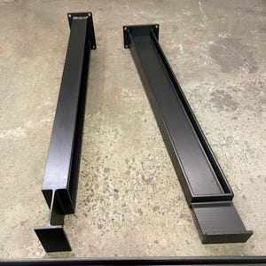 Table Legs (set of 4 pcs) DIY Steel Furniture Legs H28 for Metal office desk, Dining, Kitchen, farmhouse table