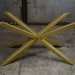 Metal Dining Table Legs. Spider Steel Dining Table Legs. Modern Metal Table Base. Industrial Table Legs for Live Edge Wood. 