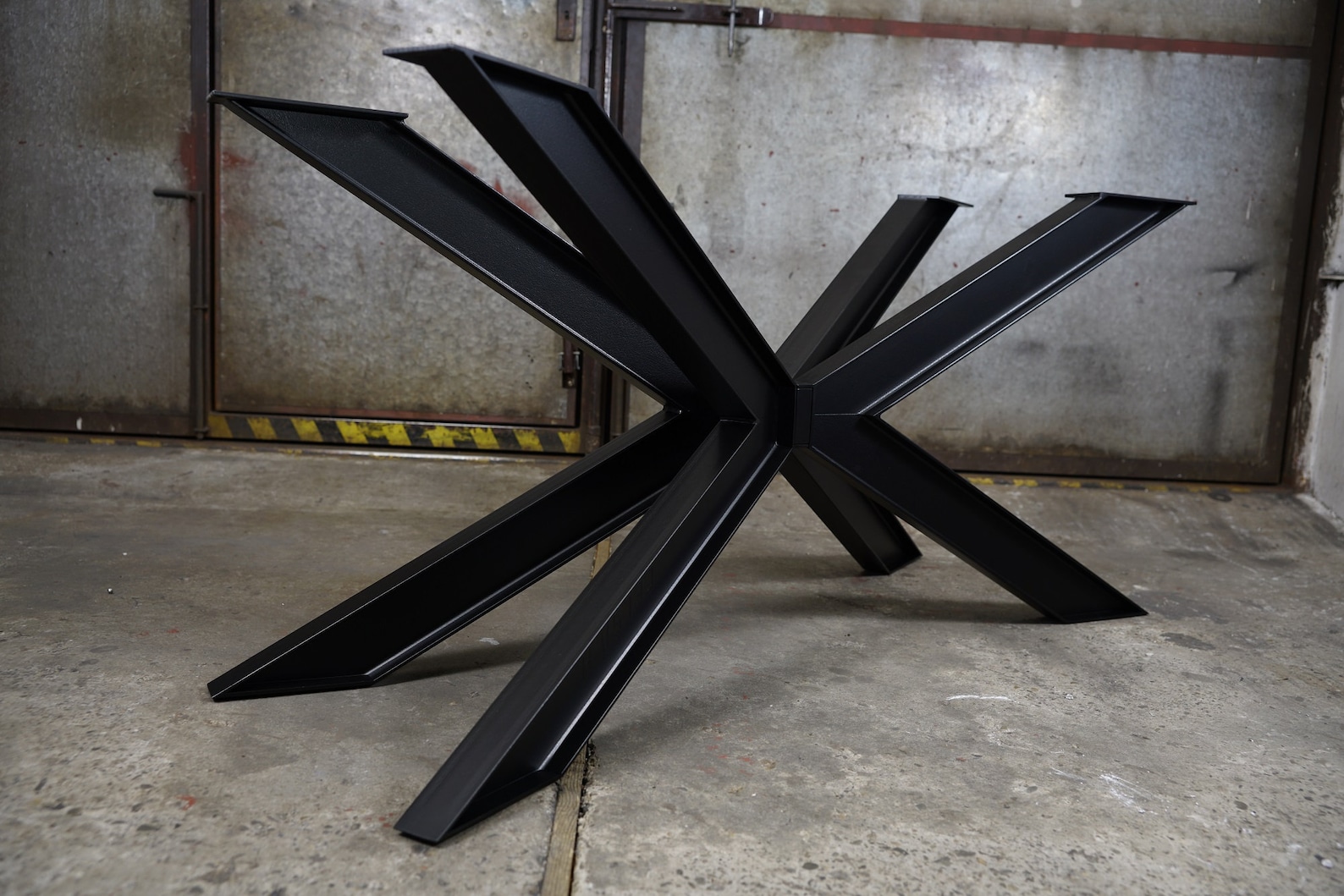 Metal Table Base Dining Table Iron Base Industrial Table Etsy