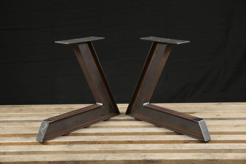 Metal Coffee Table Legs Steel Coffee Table Legs Industrial Etsy
