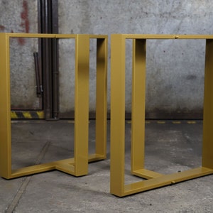 Metal Table Legs, Kitchen Table Legs, T shape table legs, Coffee table legs, Set of 2