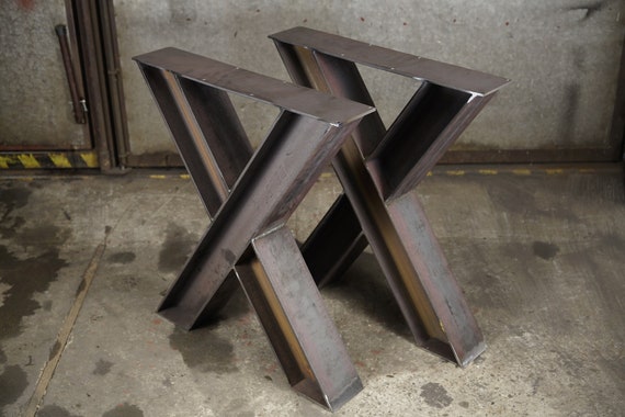 Brengen Koloniaal Uitmaken Metalen tafelpoten Industriële tafelpoten X vorm tafelpoten - Etsy Nederland
