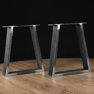 Metal Table Legs, Trapezoid Steel Table Legs, Kitchen Table Legs, Powder Coated Legs, SET of 2, IN STOCK imagem 6