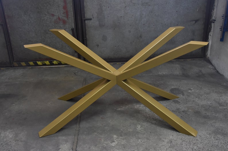 Metal Dining Table Legs. Spider Steel Dining Table Legs. Etsy UK