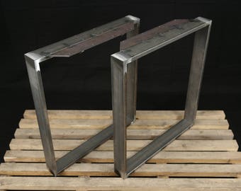 Patas de mesa metálicas, patas en forma de U, Patas de banco de acero, Patas de mesa de centro, Patas metálicas, Patas de escritorio SET(2)