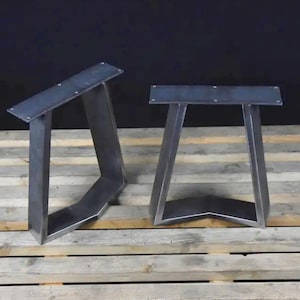 Steel Bench Legs, Coffee Table Legs, Metal legs,  Metal Table legs, Coffee Table Base,  SET(2)