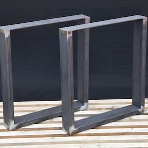 Metal table legs , U shape legs, Steel Bench Legs, Coffee Table Legs, Metal legs, Desk legs SET(2)