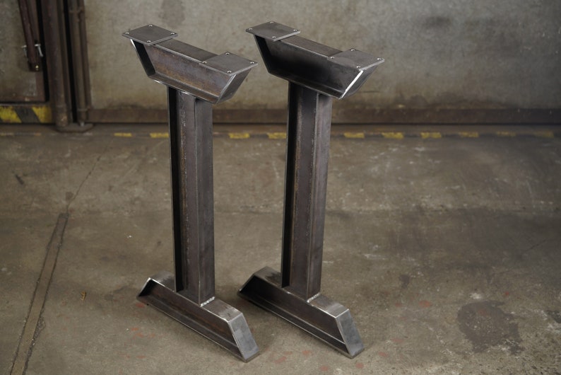 Metal Table Legs Bar Height Table Legs Steel Table Legs Etsy