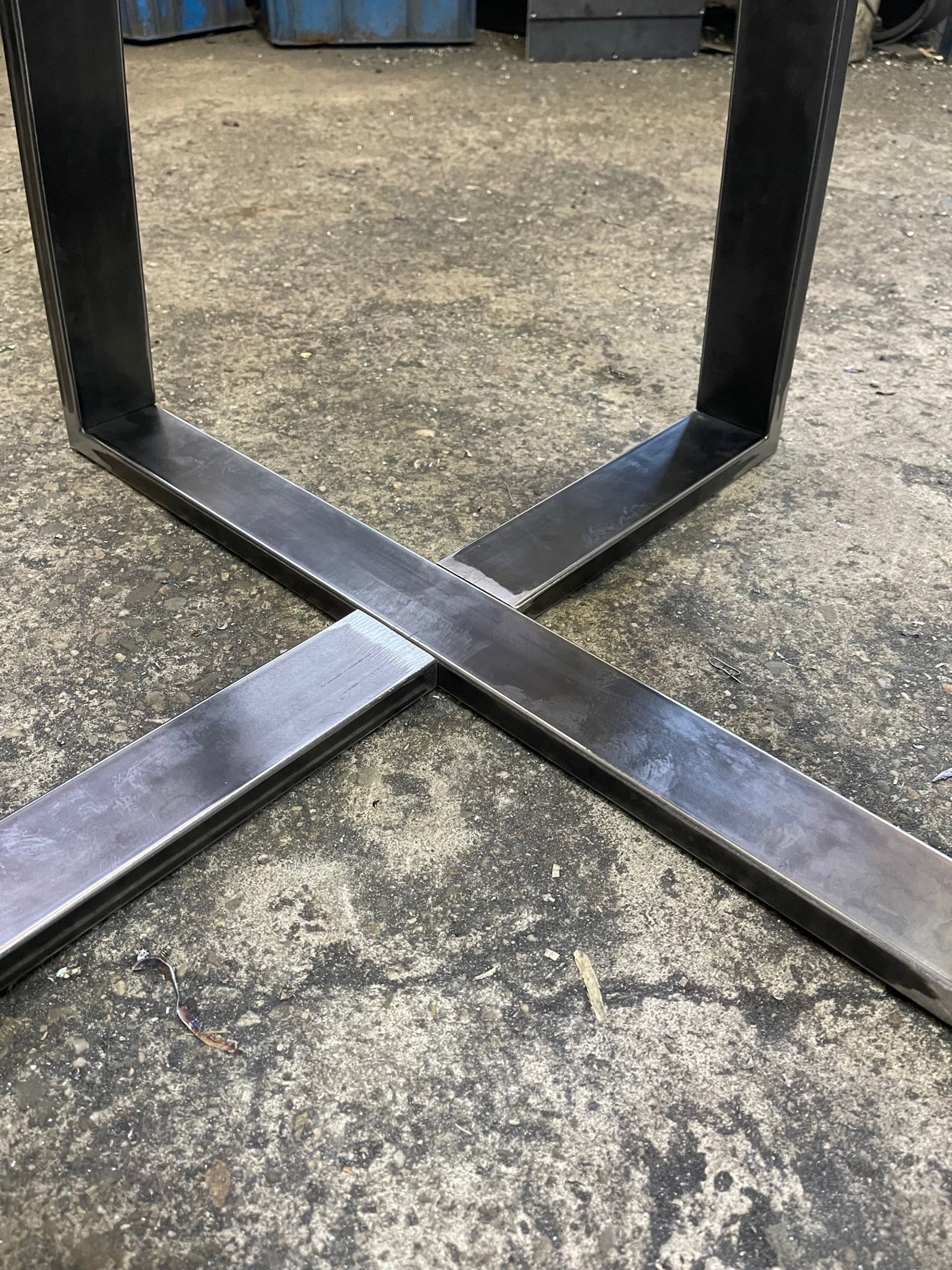 Industrial Style Table Base Dining Table Leg for ROUND Table Etsy