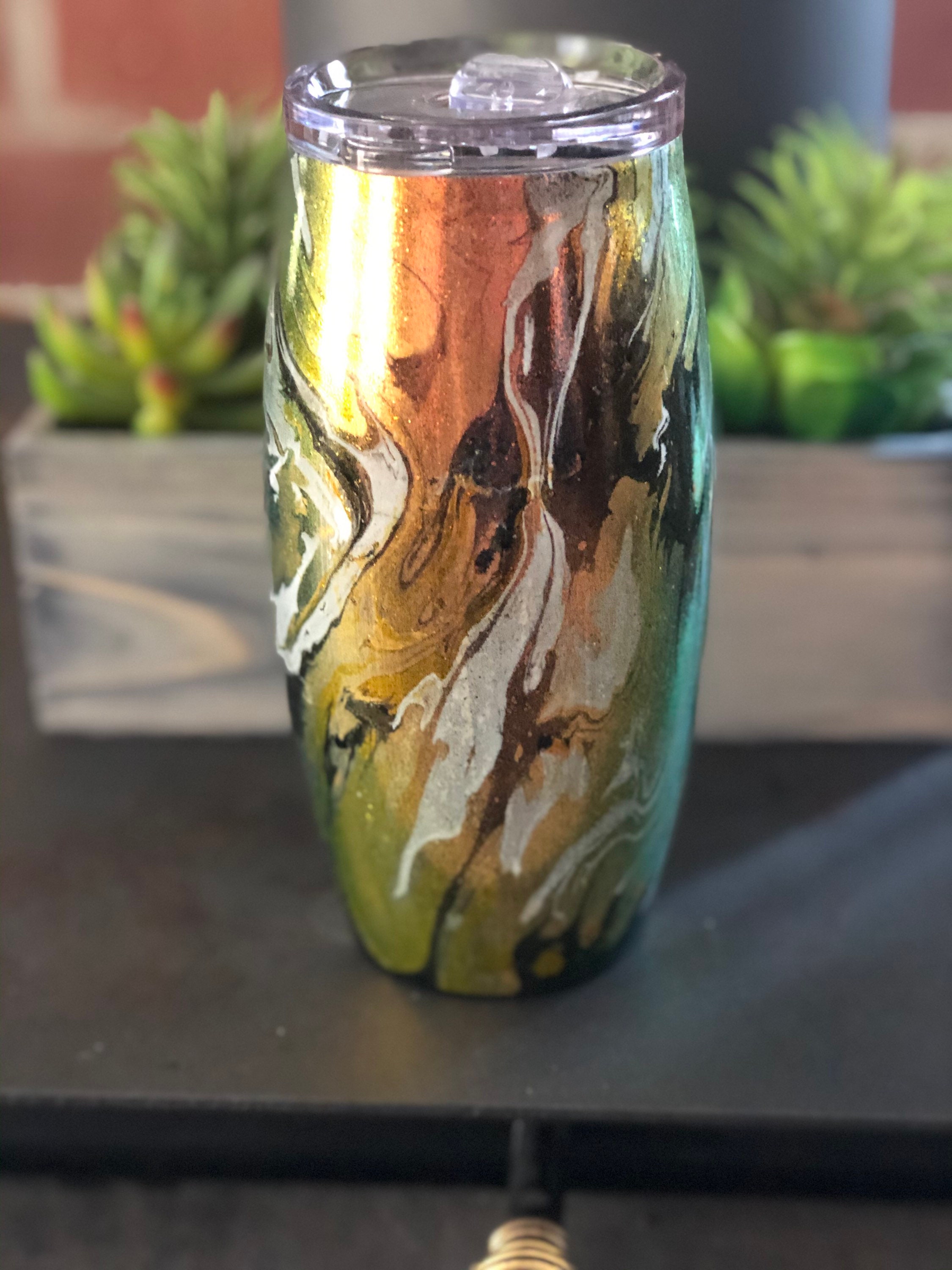 25 Oz Barrel Tumbler Epoxy Free Etsy
