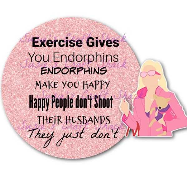 Elle Woods, Legally Blond, Endorphins Quote PNG Download