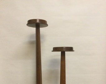 Pair of Antique Millinery Shop Display Stands