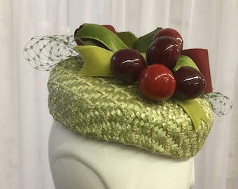 Cocktail Hat, Garden Party Hat, Wedding Hat, Occasion Hat, Fascinator, Whimsy