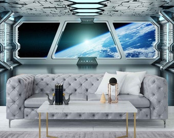 アート87　「宇宙空間(グリーンブルー)」　インテリアコーディネート アート87 「宇宙空間(グリーンブルー)」 インテリア