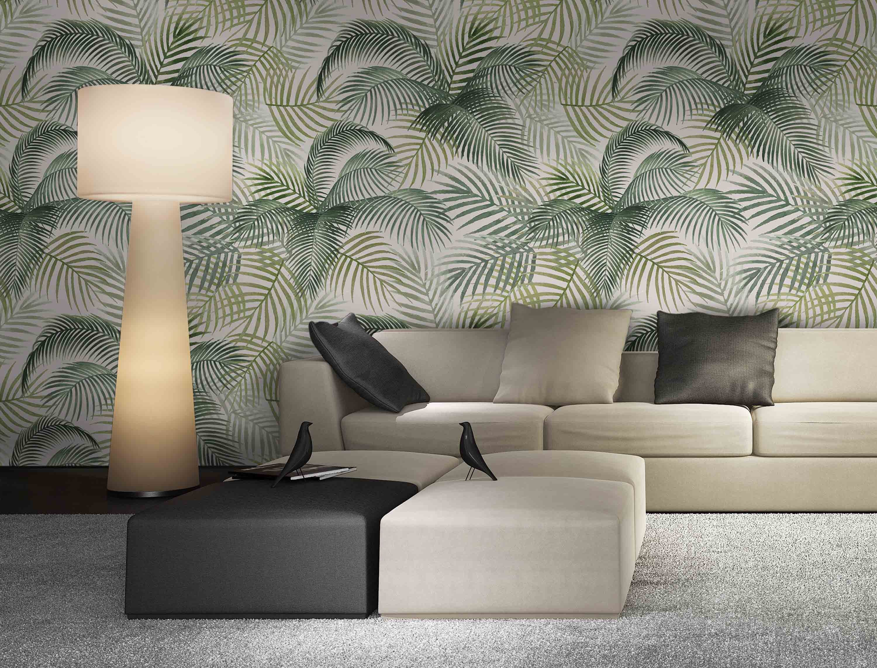 Palm Leaf removable wallpaper Exotic Leaf Self-adhesive | Etsy