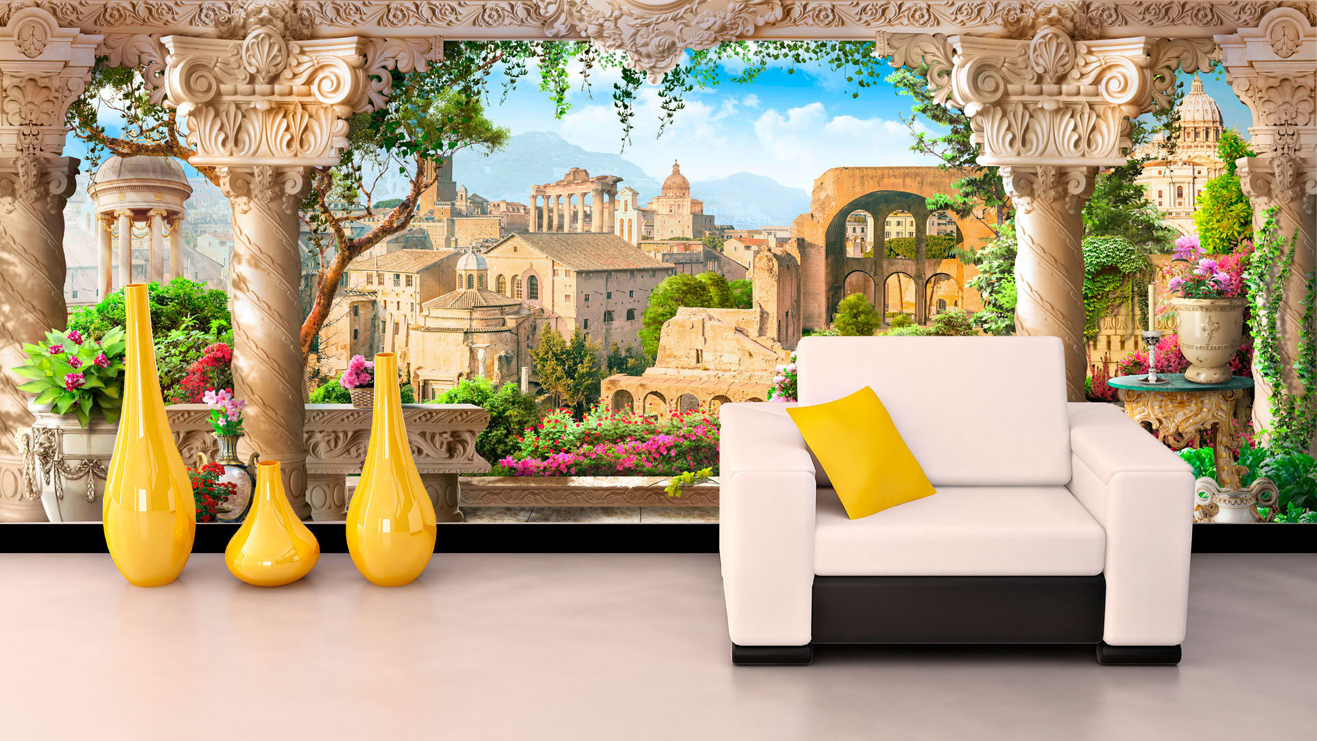Ancient City Large Wall Mural Wallpaper Wall Mural Fof Living - Etsy UK