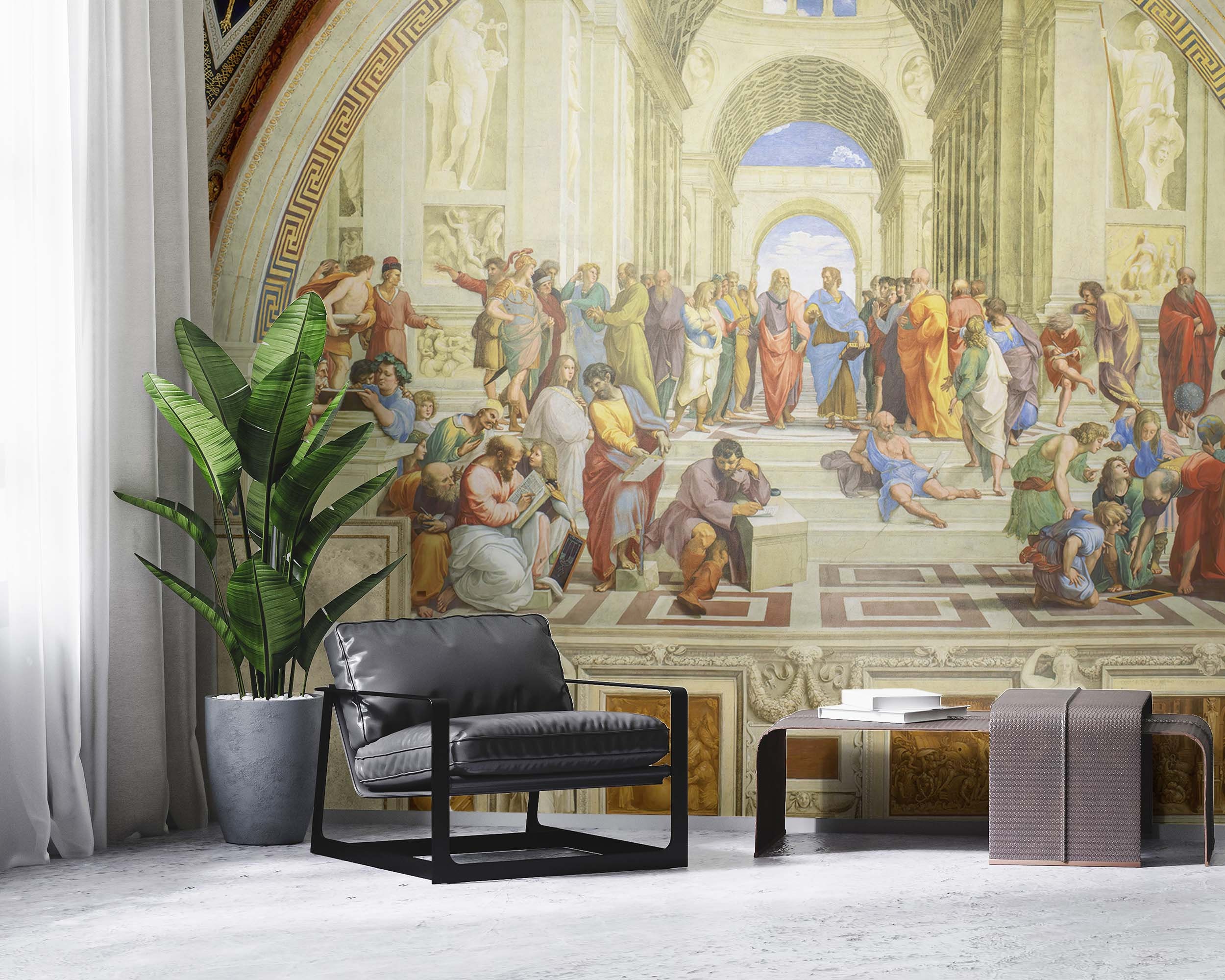 ラファエロ・サンティ・ダ・ウルビーノ作「アテネの学堂」ルネサンス