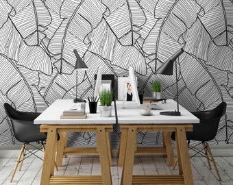 Black and White Wallpaper - Etsy Black and White Wallpaper - Etsy