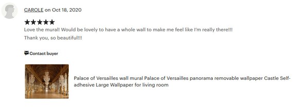 Palace Of Versailles Wall Mural Palace Of Versailles Panorama Etsy