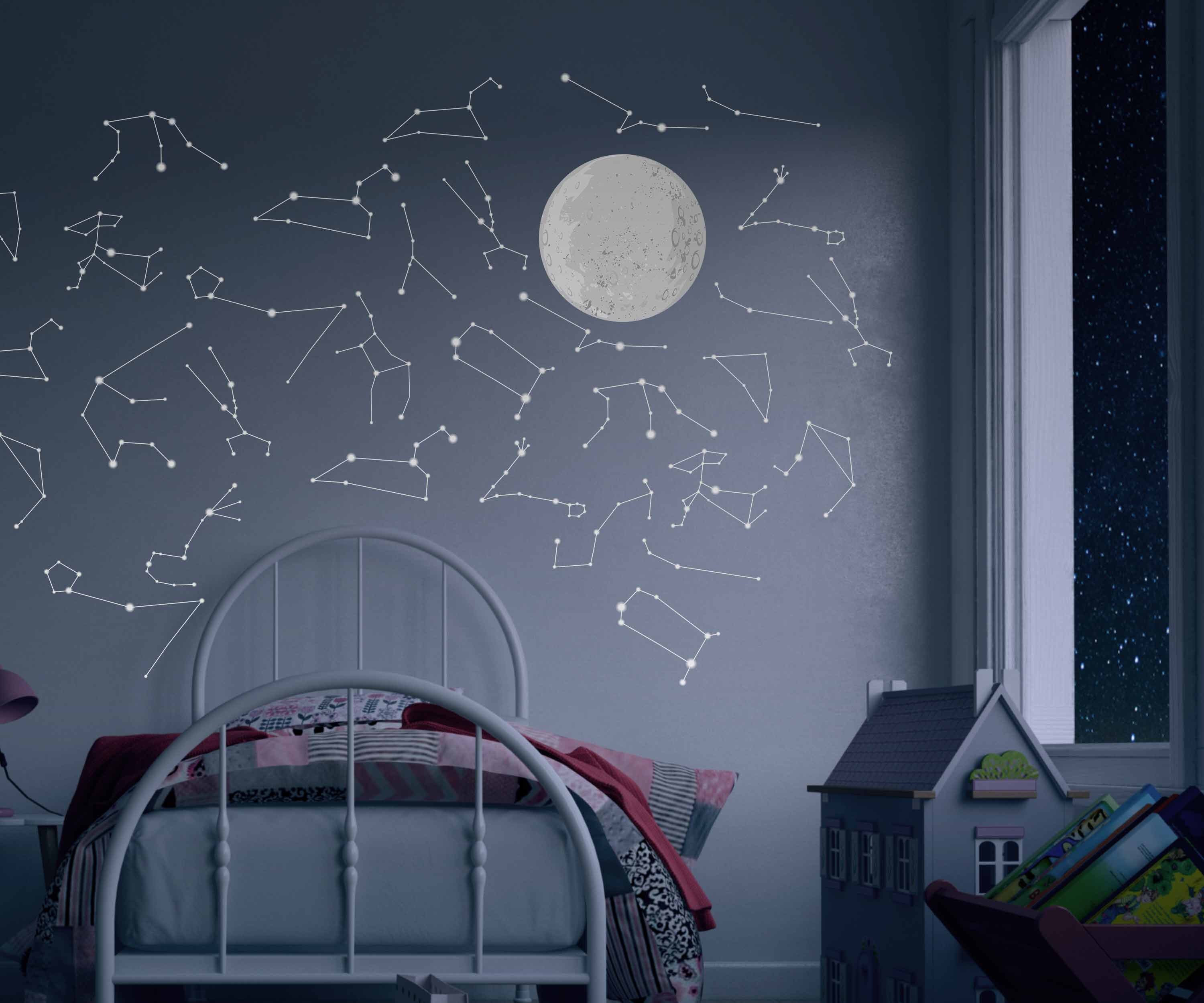 Constellation wall decal Zodiac constellation wall stickers Etsy