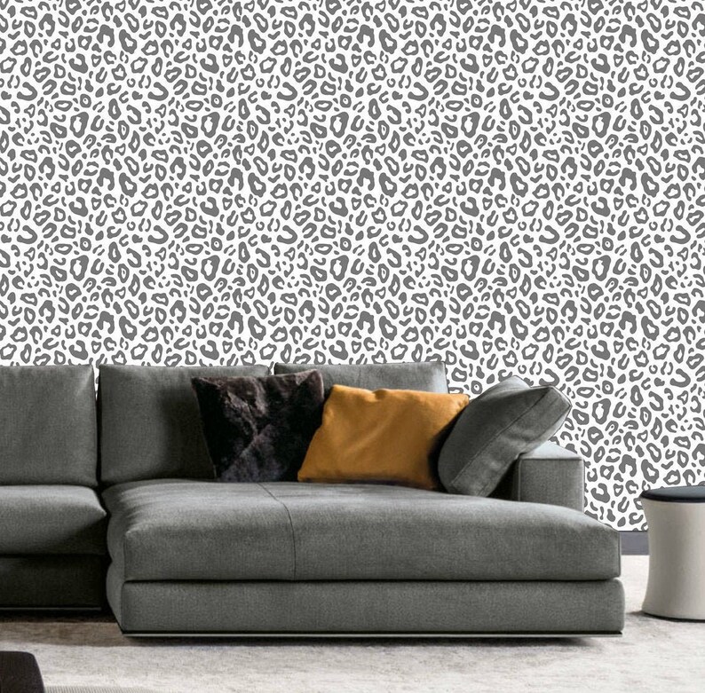 Leopard Print Removable Wallpaper Peel and Stick Leopard Etsy UK