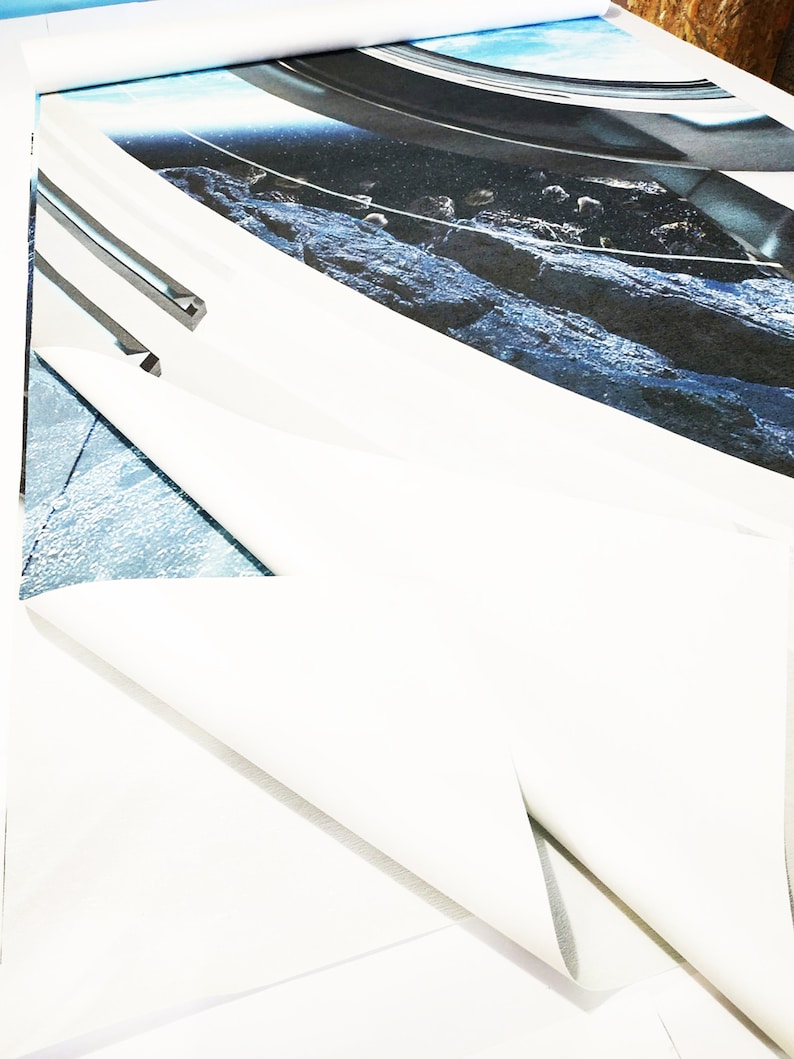 Wall mural print futuristic Wall mural sci-fi photo art Wall mural from photo SKU 20001 Fantastic interioir photo wallpapers
