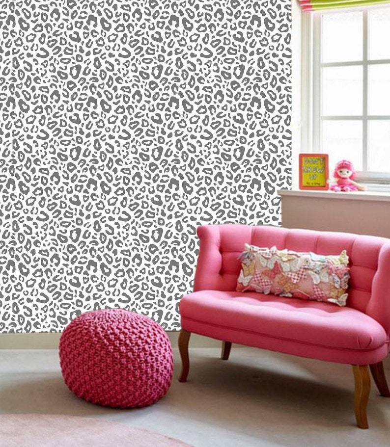 Leopard Print Removable Wallpaper Peel and Stick Leopard | Etsy UK