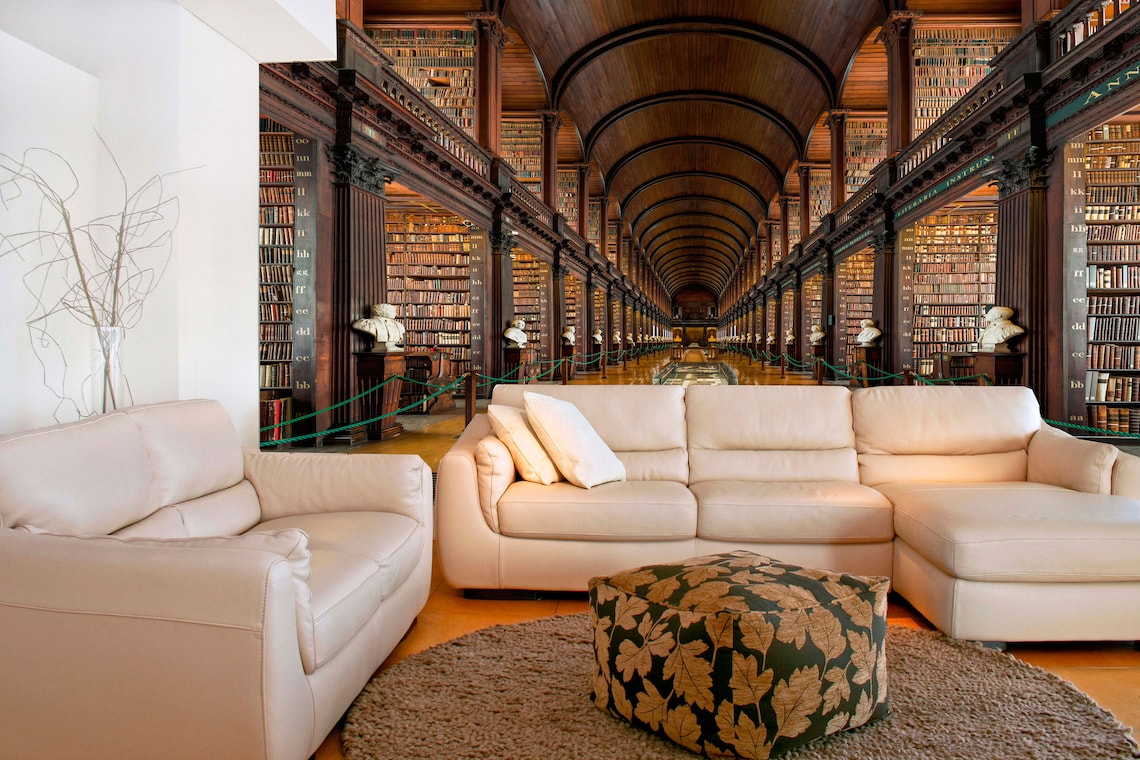 SALE Library Wall Decor Removable Wallpaper Books Library Etsy