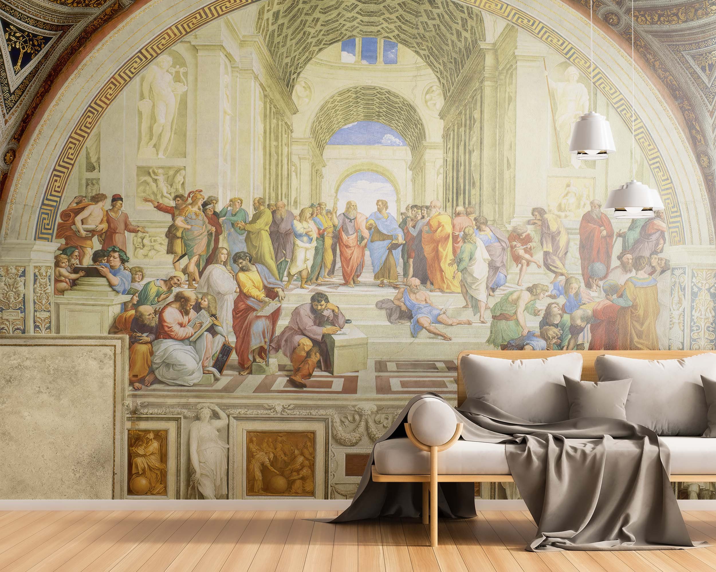 ラファエロ・サンティ・ダ・ウルビーノ作「アテネの学堂」ルネサンス