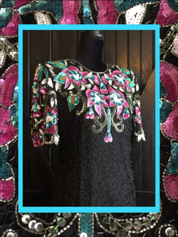 stunning vtg dress//floral fabulousness