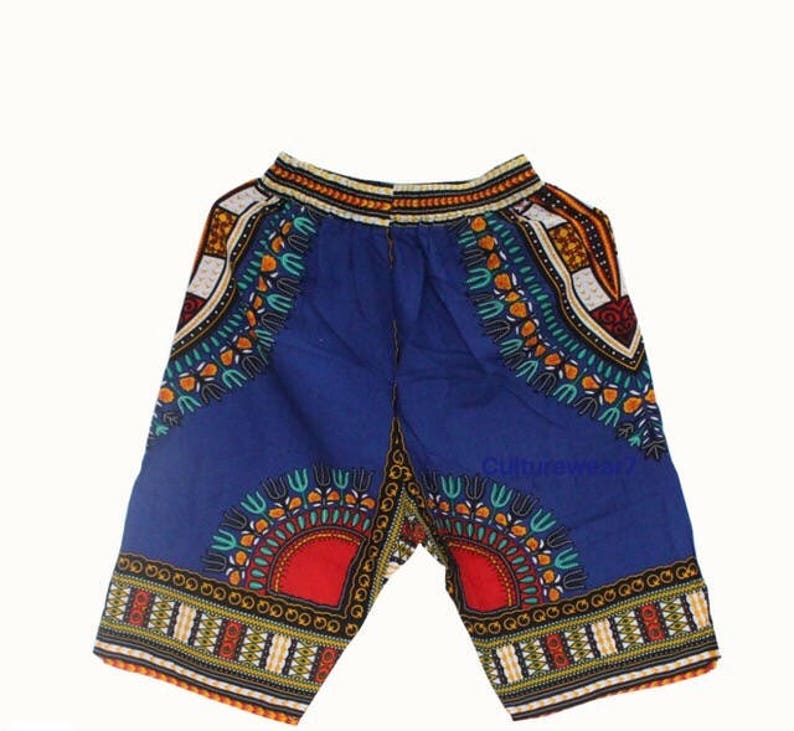 Dashiki Shorts Blue