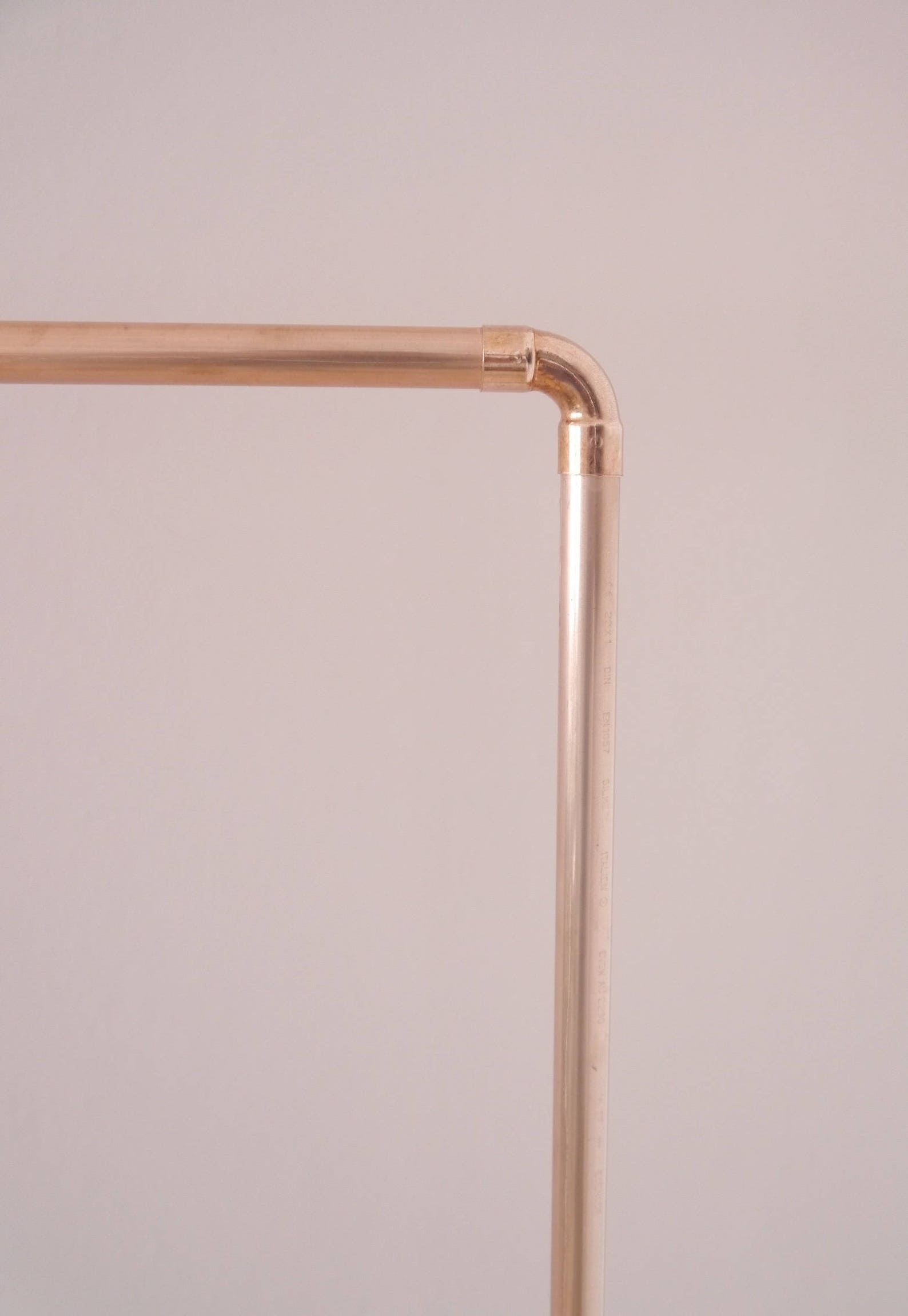 Copper Clothes Rack Standard Clothes Rail Copper Clothes Rail Copper ...