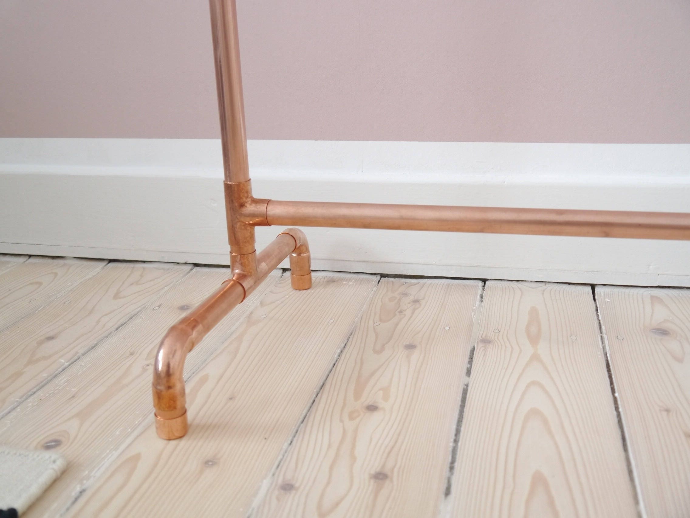 Copper Clothes Rack Standard Clothes Rail Copper Clothes Rail Copper ...