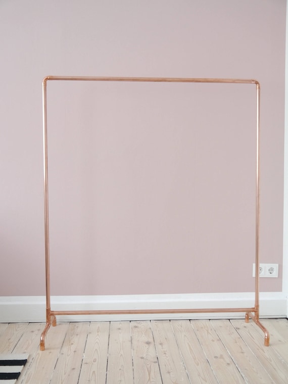 Rose gold online clothes rail