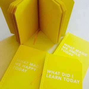 A6 Yellow Notebooks, package of 3 image 3