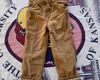 boys flannel lined pants