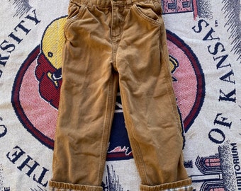 kids flannel lined pants