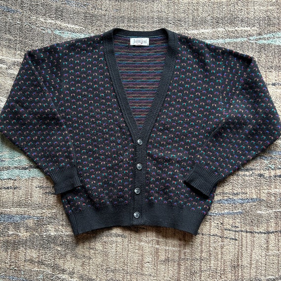 Men's Vintage 90's Jantzen Multicolor Rainbow Cardigan - Etsy
