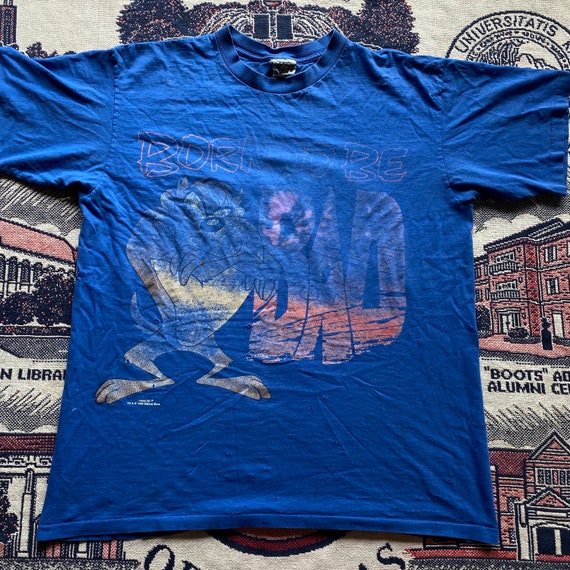blue looney tunes shirt